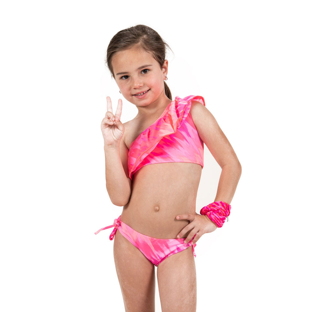 LOV 7-11T Girls Tie-dyed Swimsuits Two-Pieces Bathing Suits
