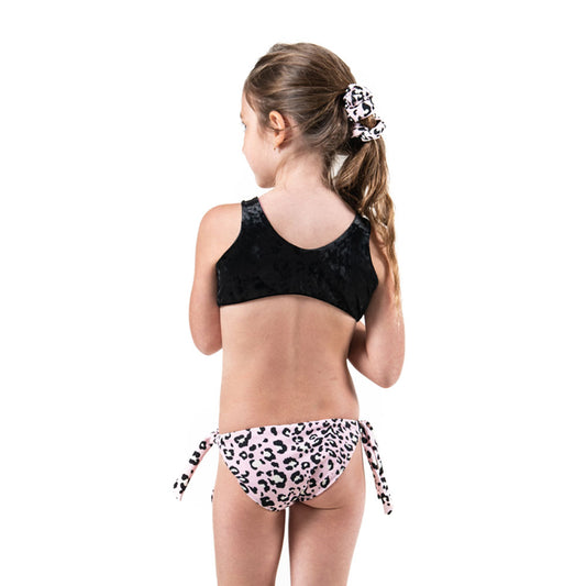 Pink Leopard -  Trikini - Kids Swimwear